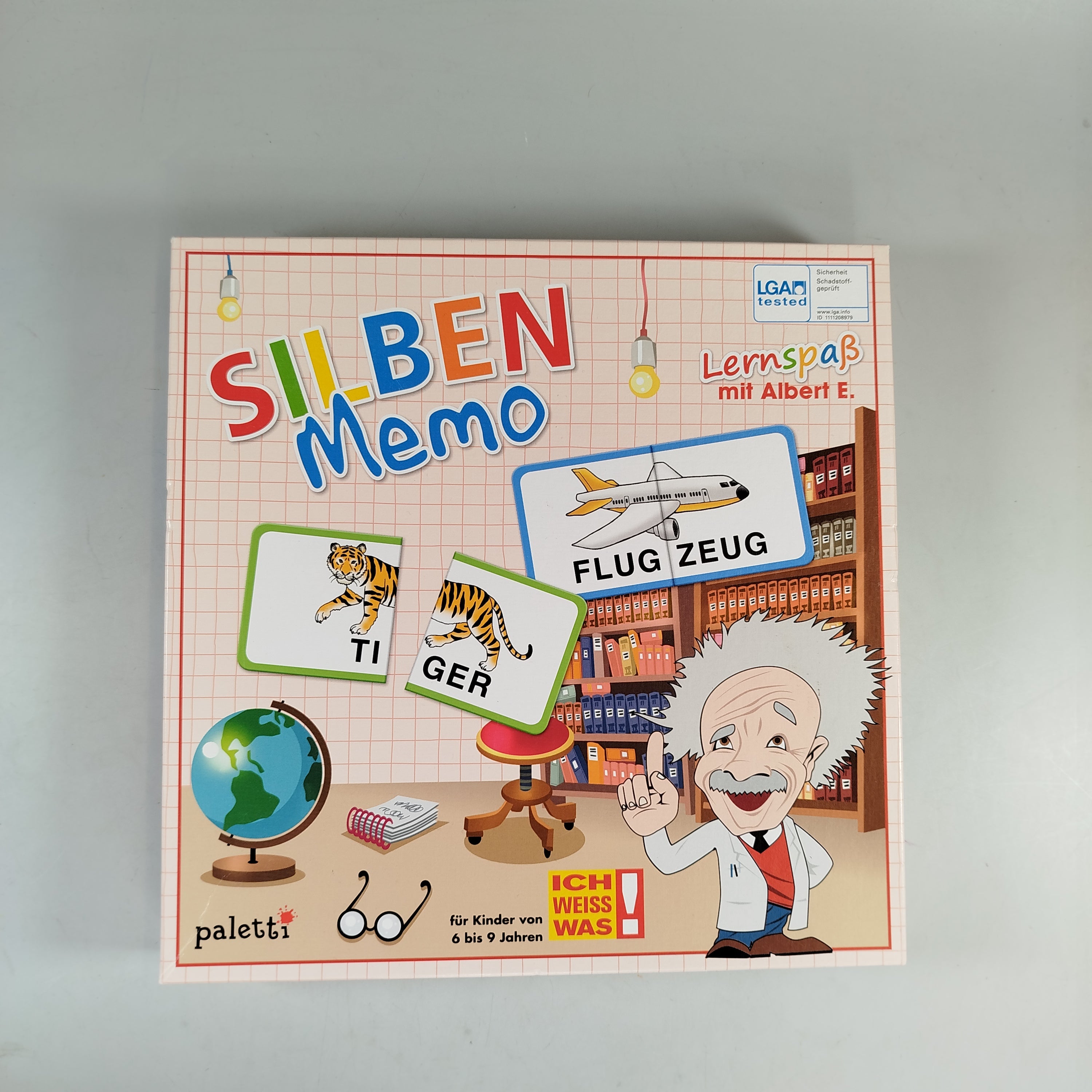 Paletti Memory-Spiel - Silben Memo mit Albert E.